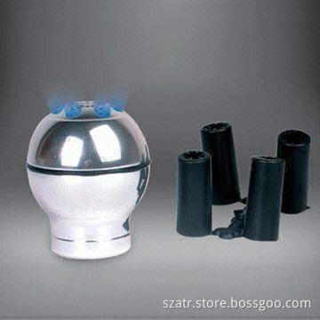Car Shift Knob, Made of Plastic or Steel, Available in Black Color